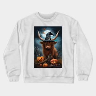 Trick Or treat - Highland Cow Crewneck Sweatshirt
